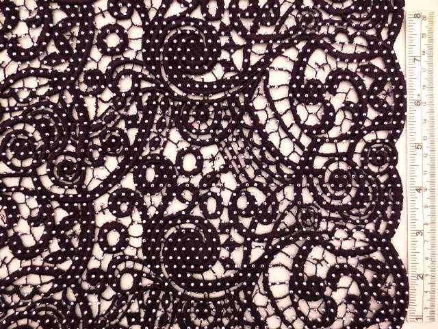 Metallic Guipure Lace0