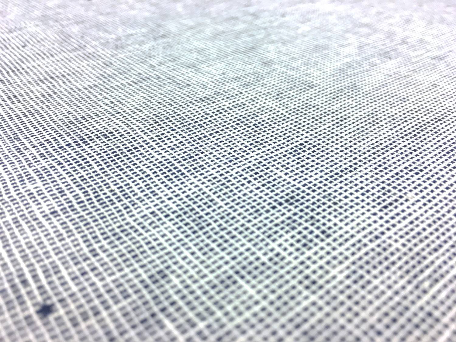 Homespun Two Toned Linen Cotton Blend in Indigo2