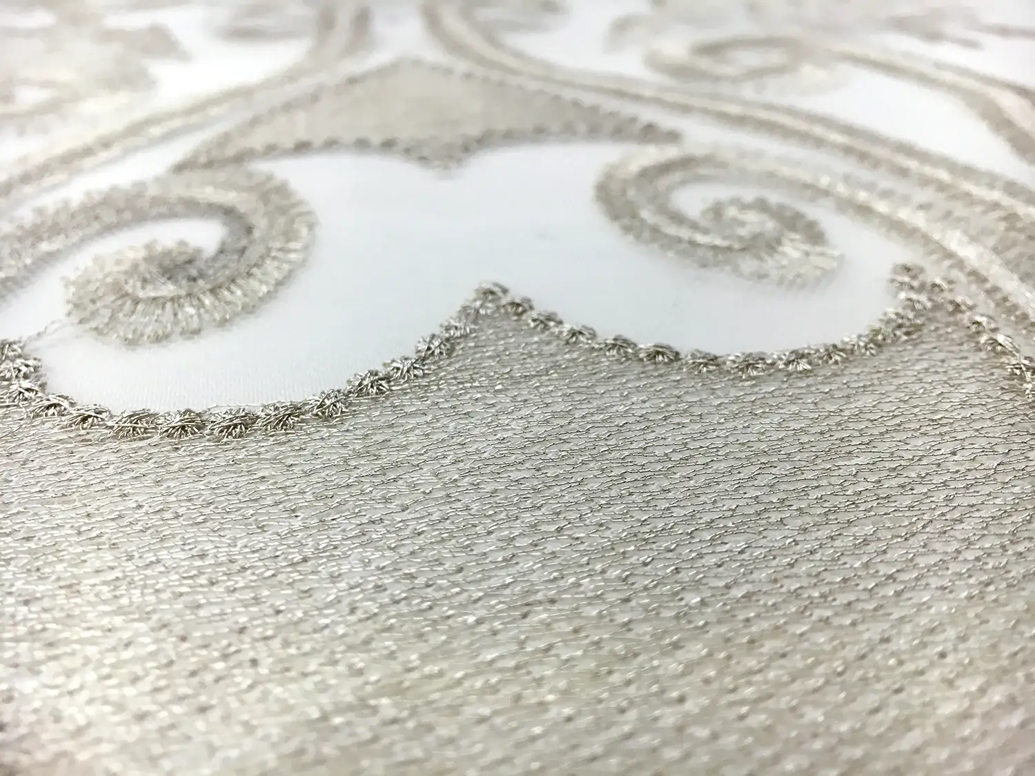 Silver Metallic Embroidered Tulle3