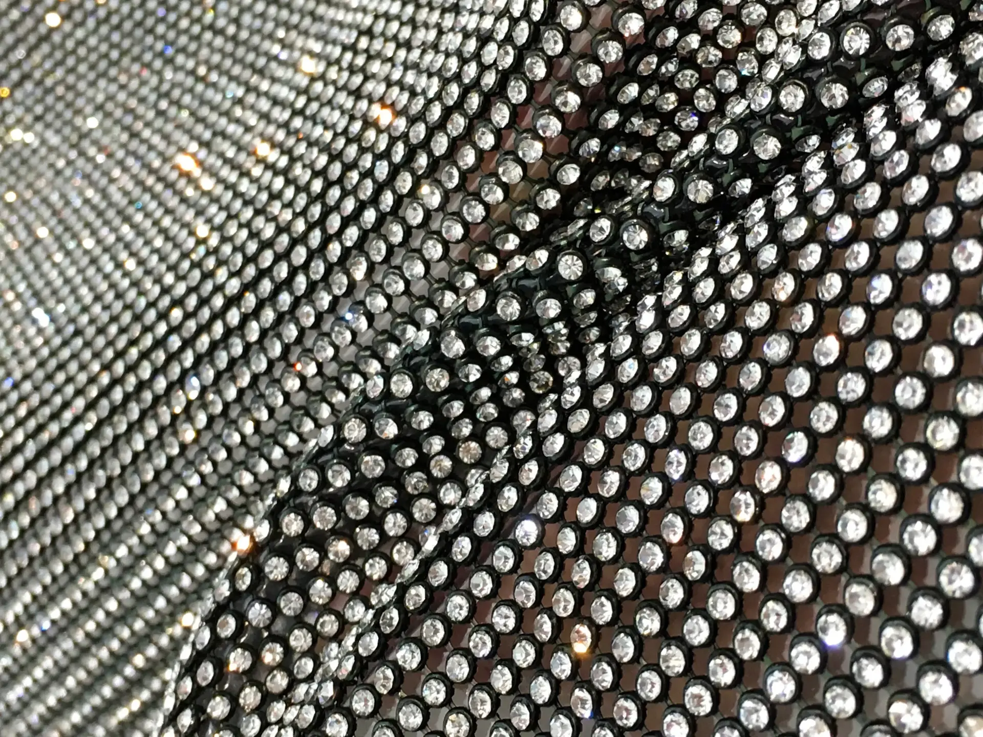 Fusible Crystal Black Mesh (whole panel)0