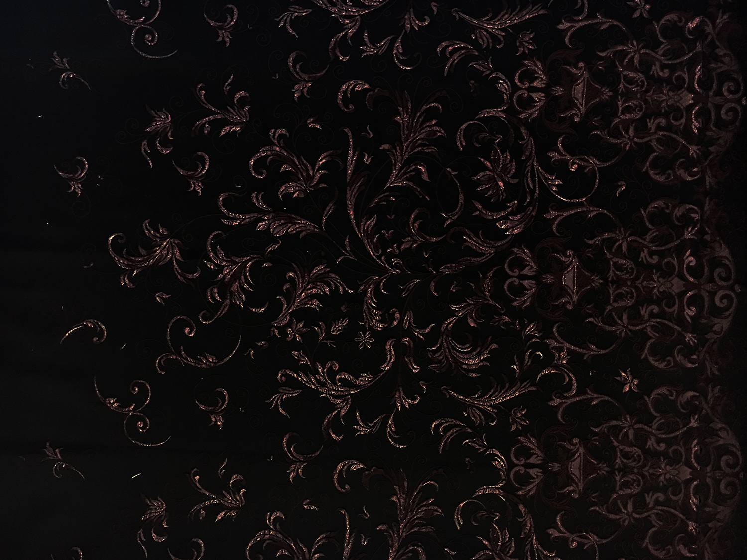 Metallic Brocade Panel with Renaissance Ornamentation0