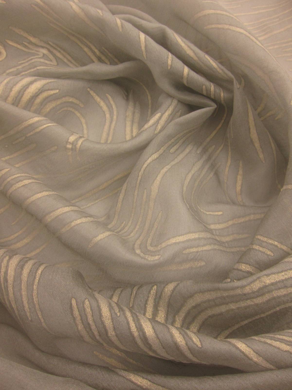 Hand Painted Silk Chiffon2