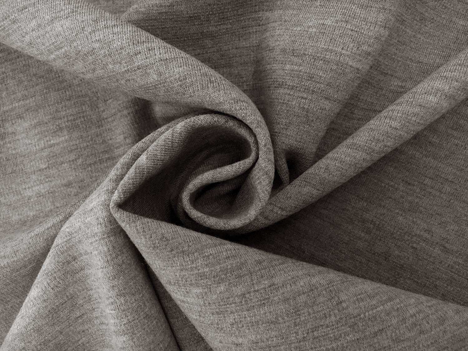 Austrian Virgin Wool Heavy Double Knit in Light Heather Grey1