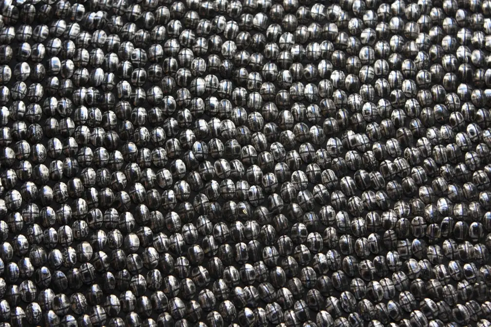 Sequins on Silk Chiffon1