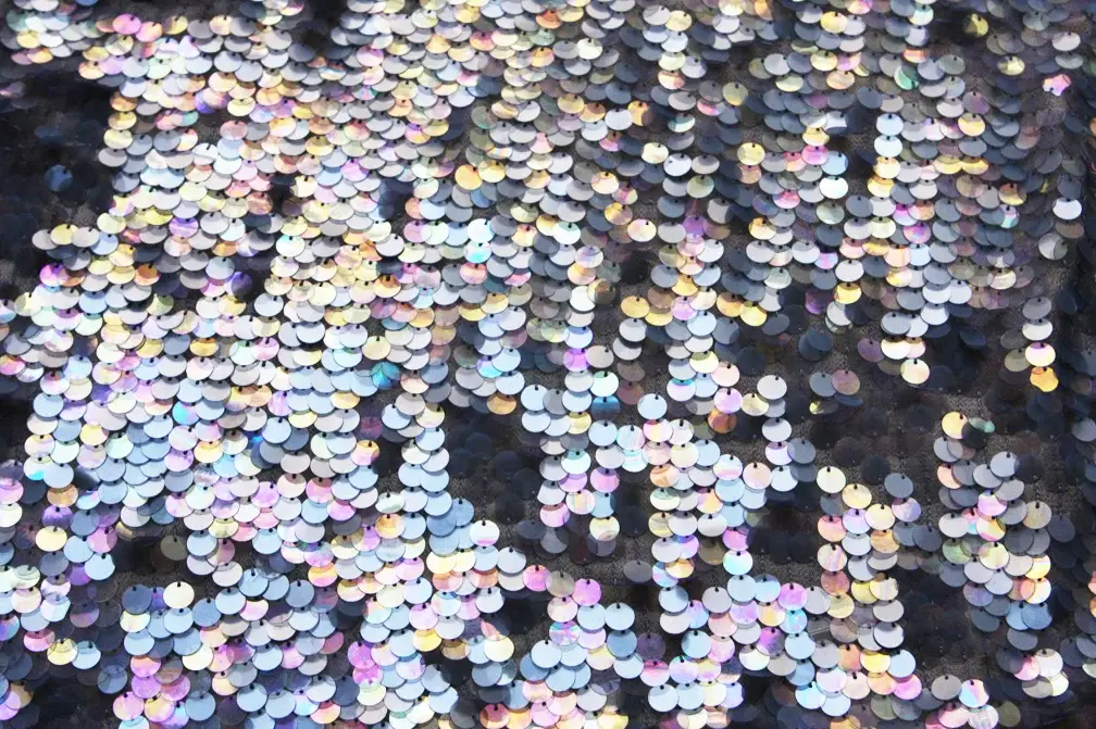 Novelty Paillettes on Silk Chiffon1