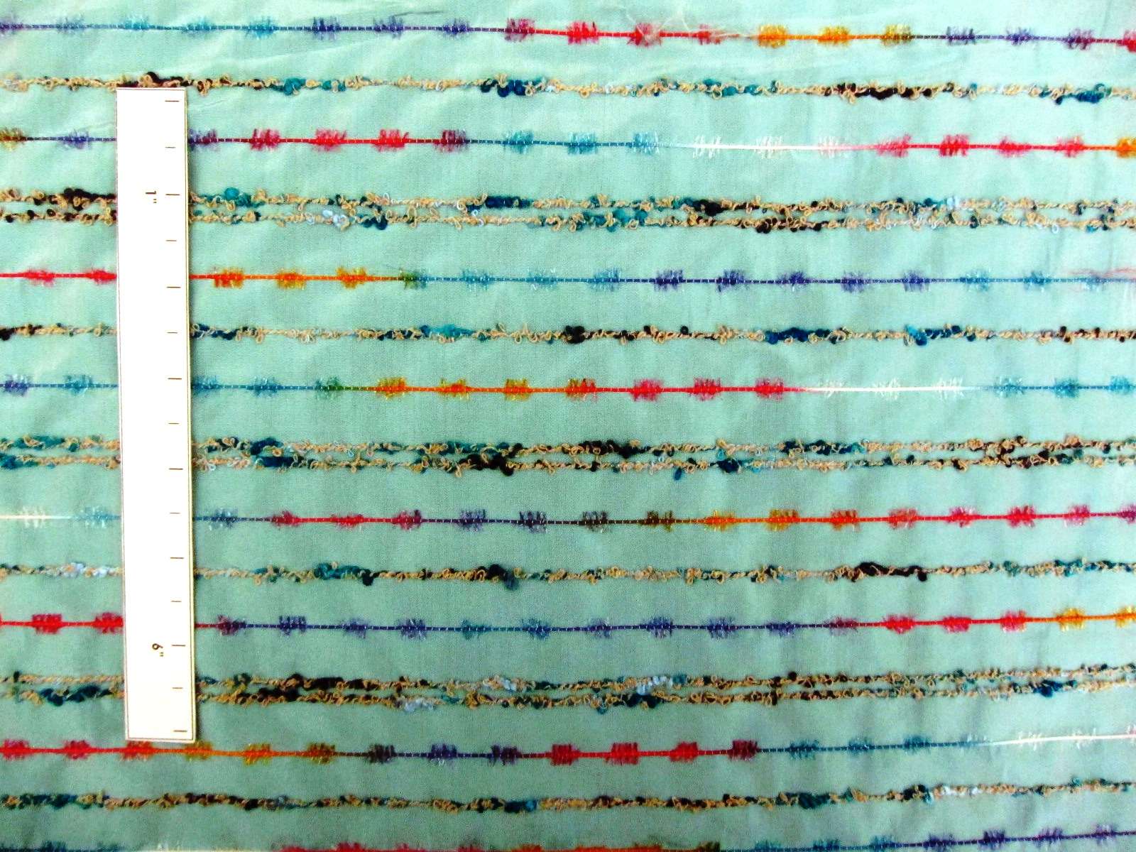 Chenille & Luréx Stripe Taffeta0