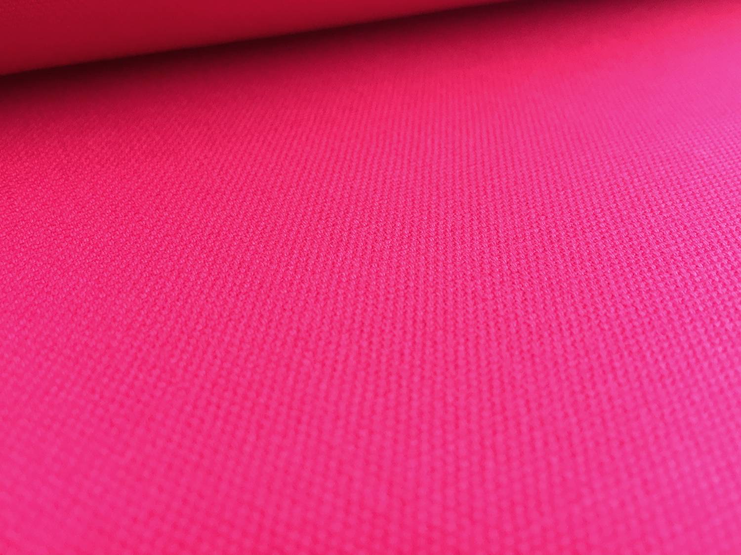 10oz Organic Cotton Canvas in Hibiscus0
