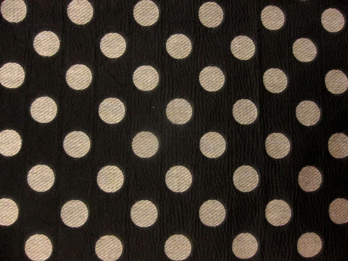Cotton Blend Jacquard with Dots
