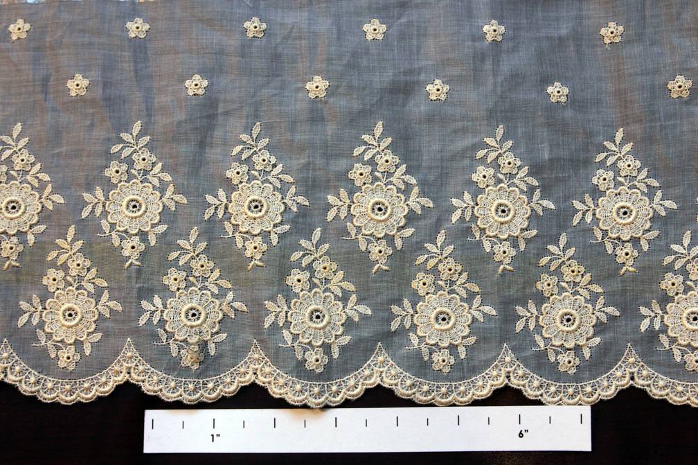 Cotton Embroidered Organdy0
