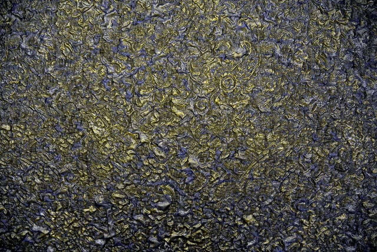 Iridescent Metallic Silk Blend Organza Cloqué0