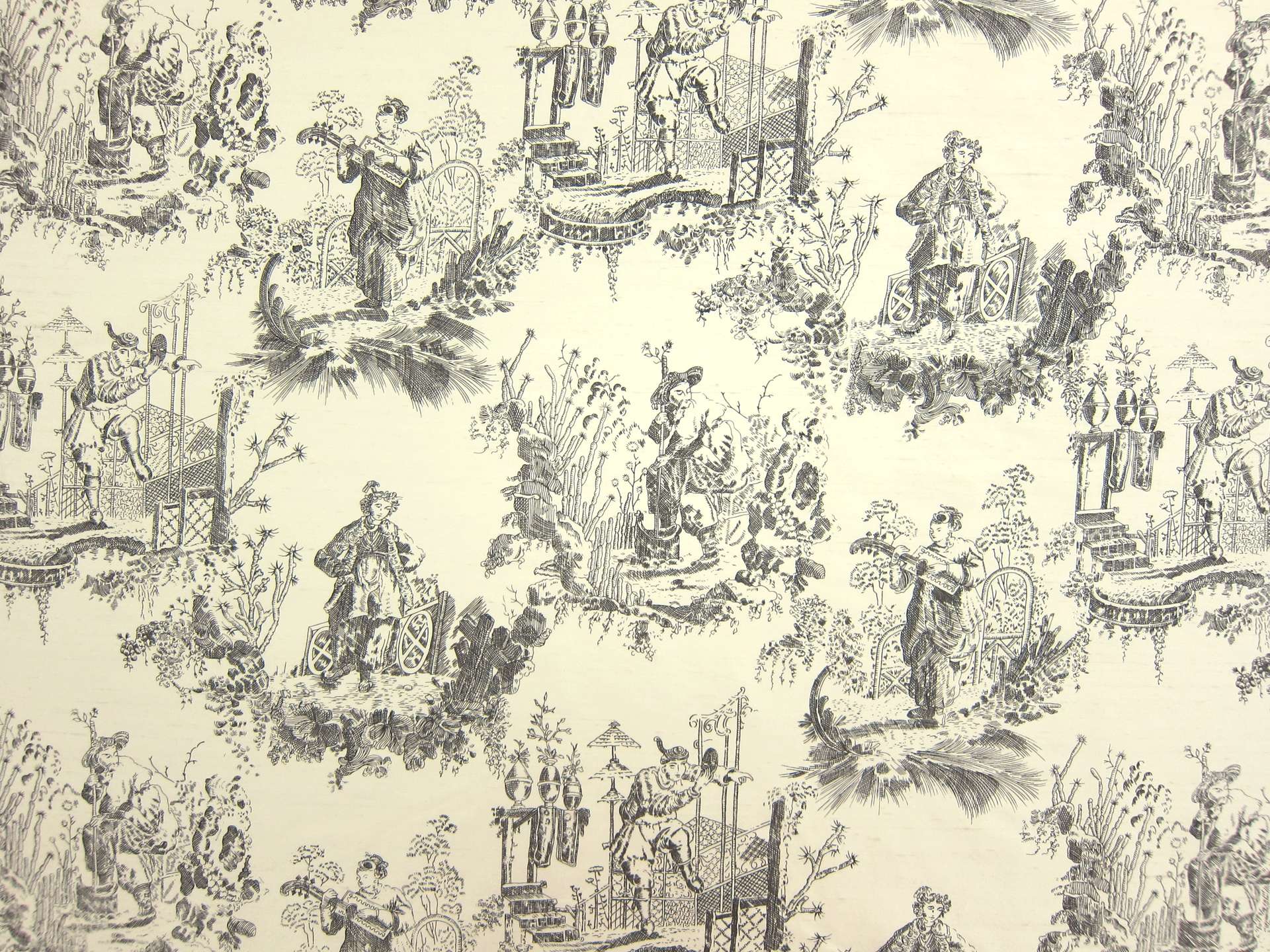 100% Silk Printed Shantung0