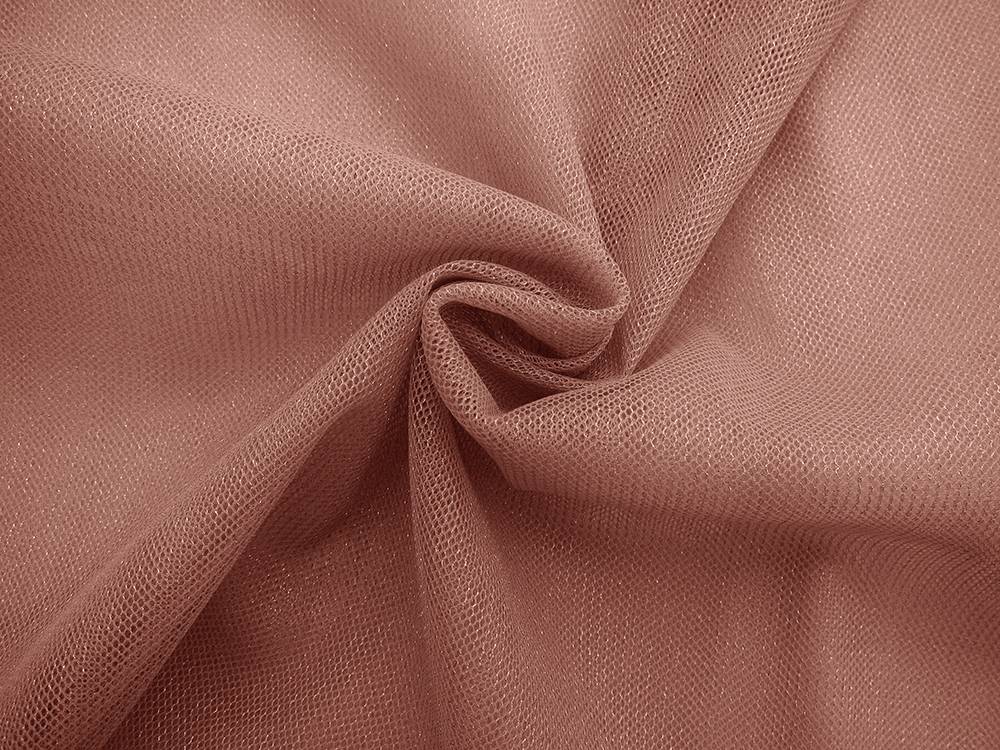 Metallic Nylon Tulle in Ortensia0