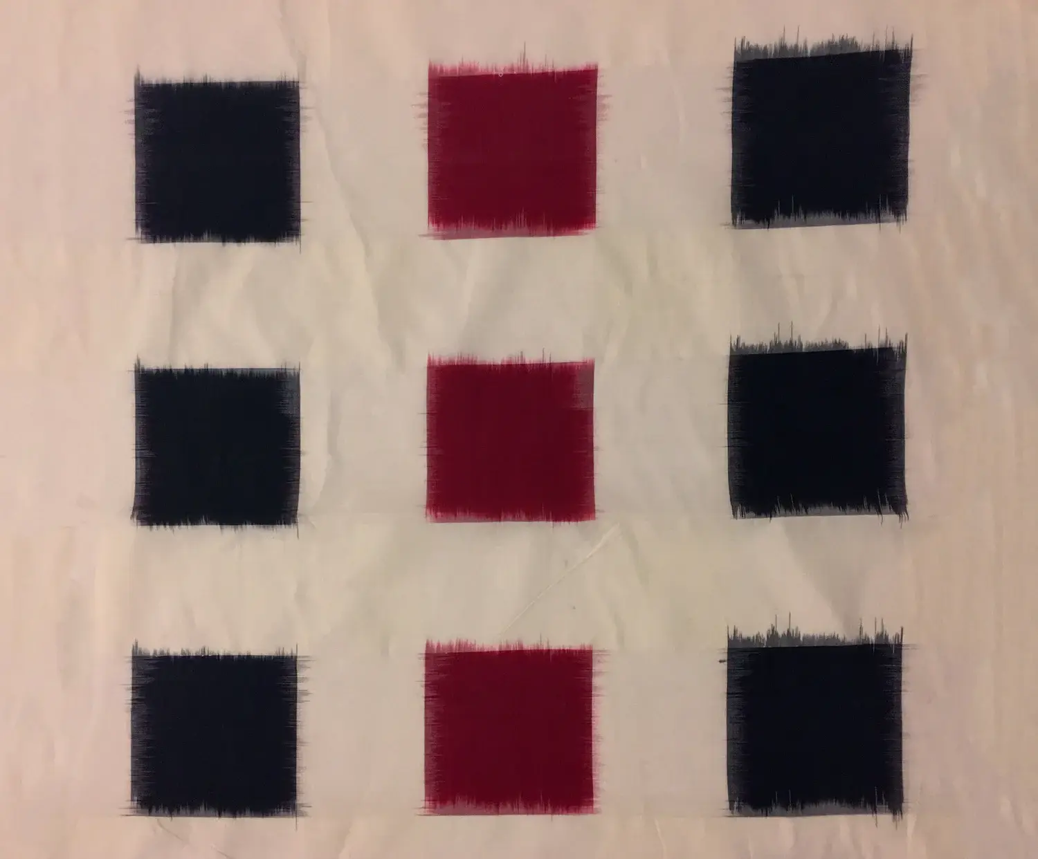 Cotton Ikat with Squares Pattern0