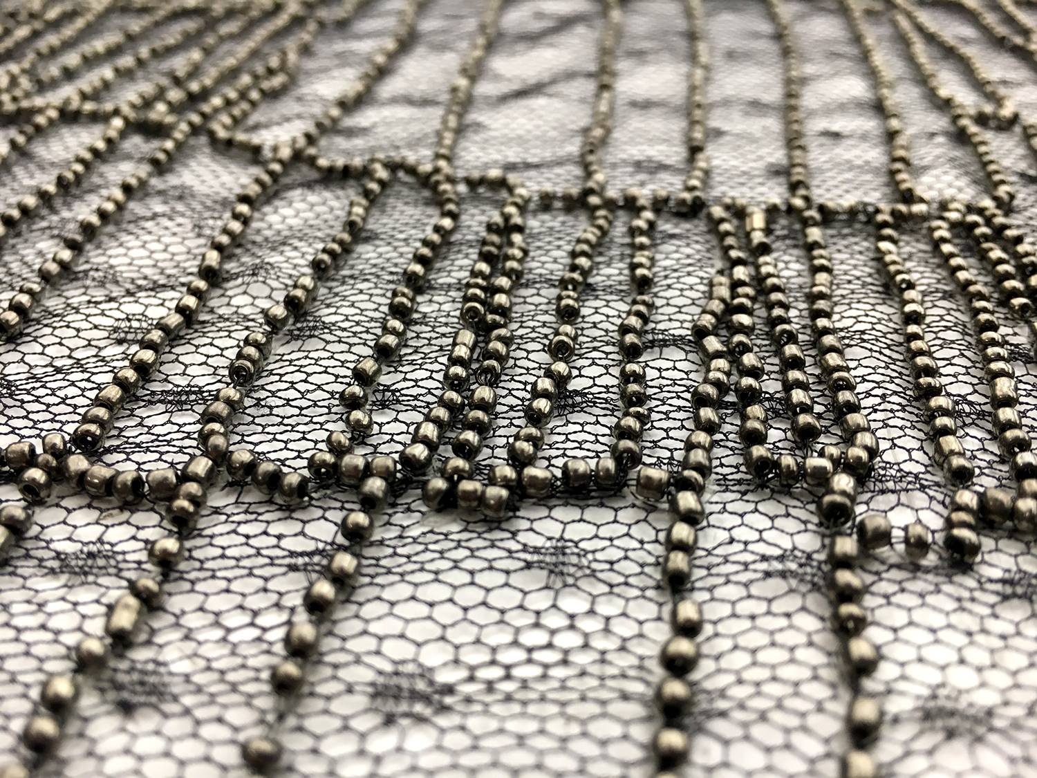 Novelty Beaded Point d'Esprit2