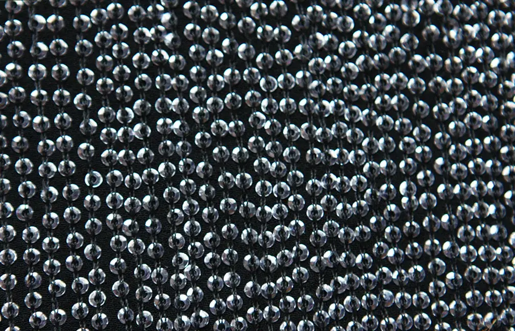 Sequins on Silk Chiffon2