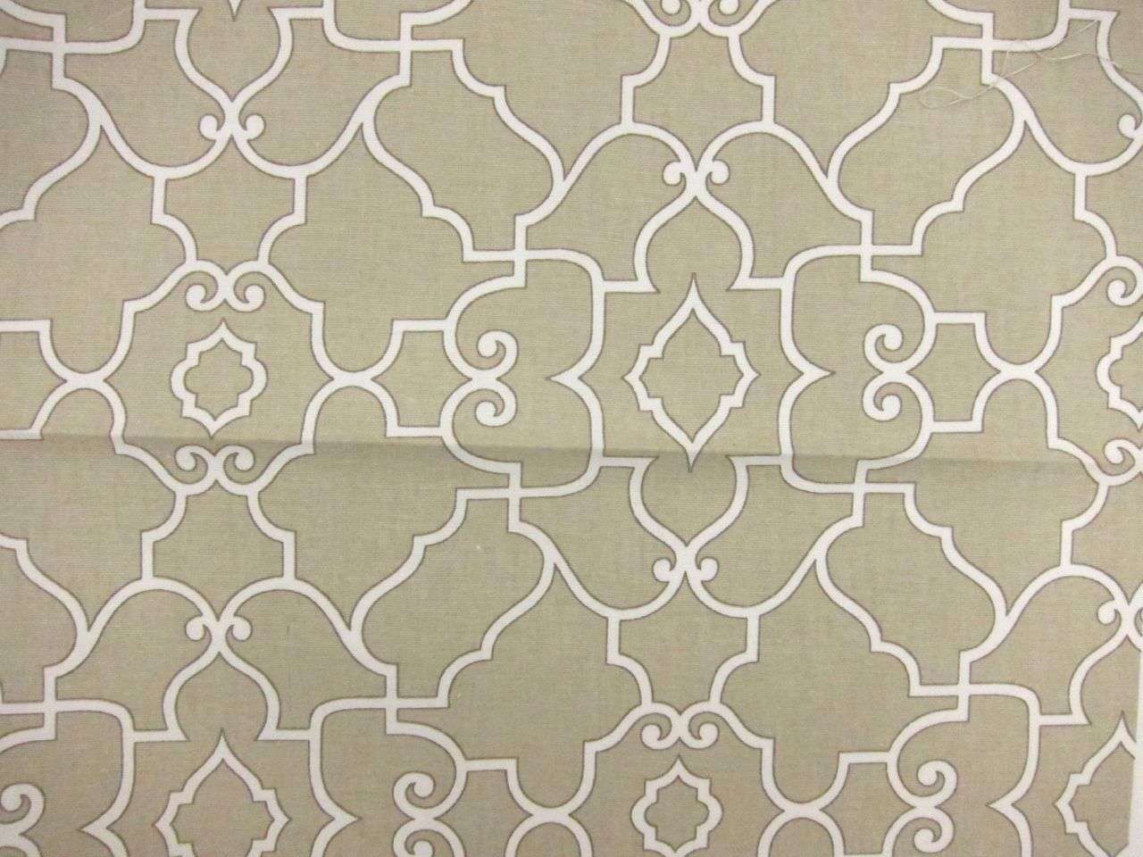 Cotton Canvas Windsor Deco Print0