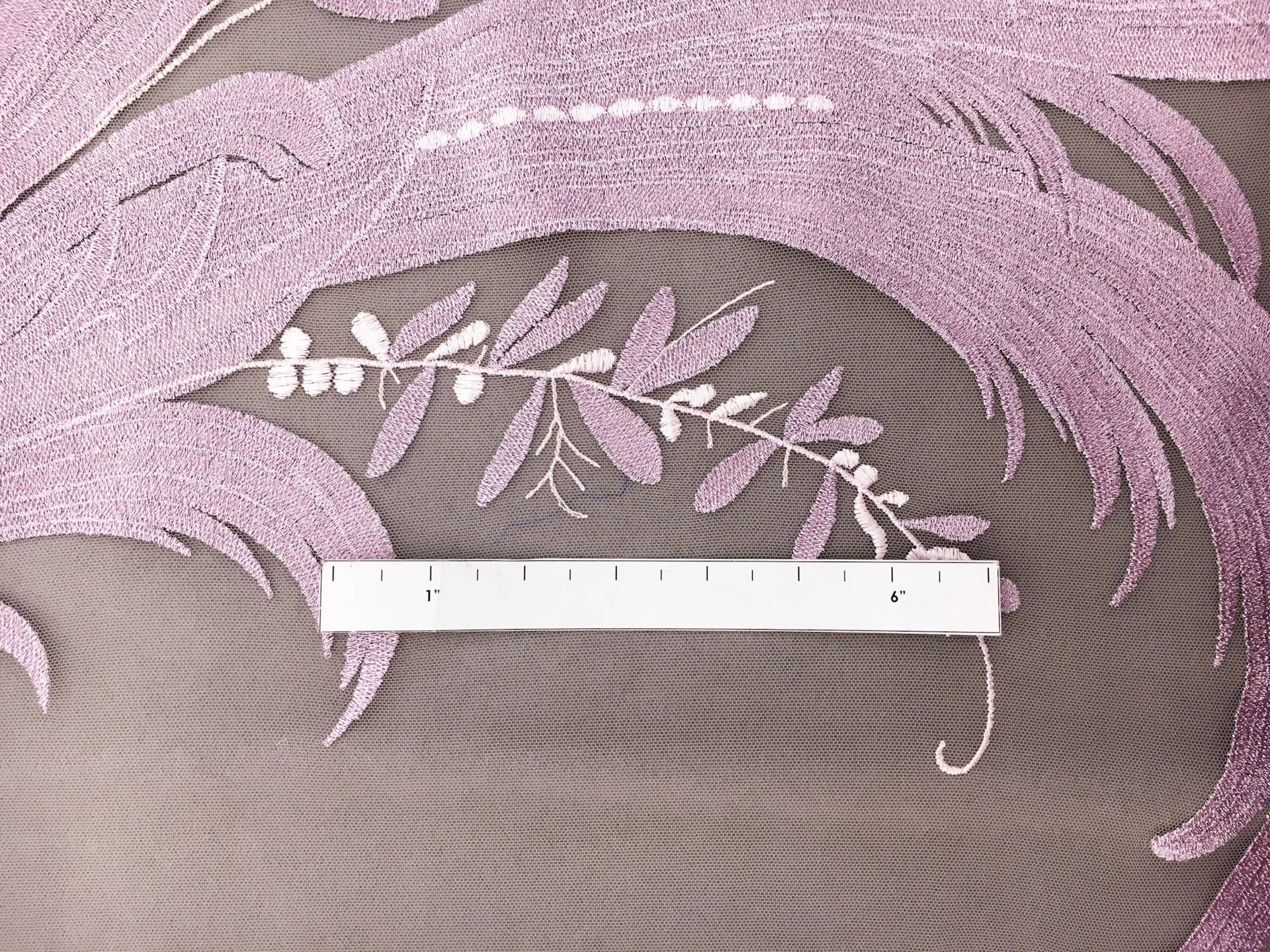 Metallic Embroidered Tulle Panel2