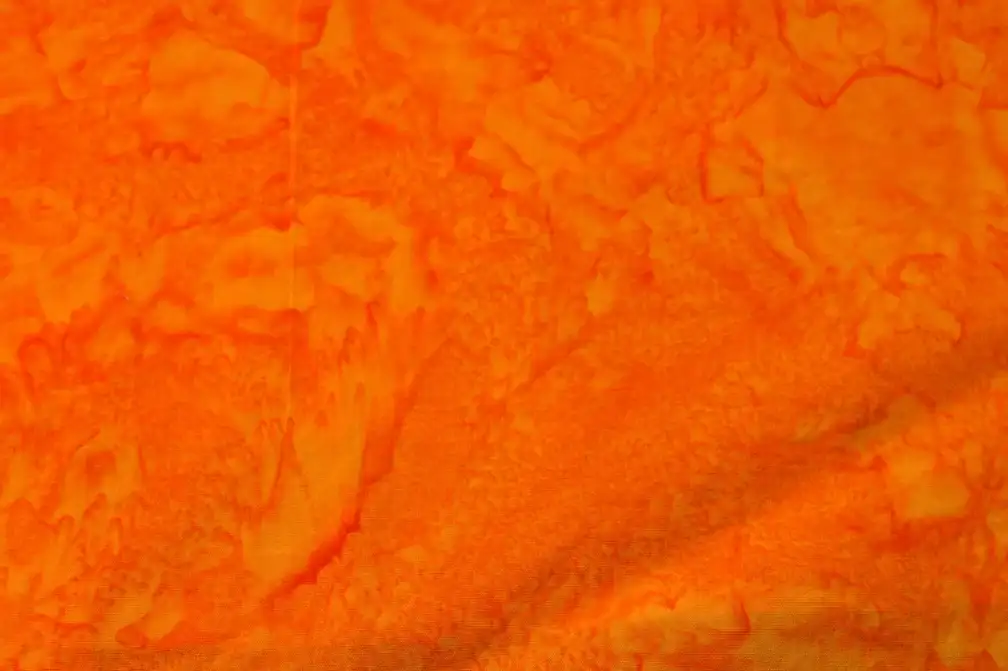 Cotton Batik in Orange