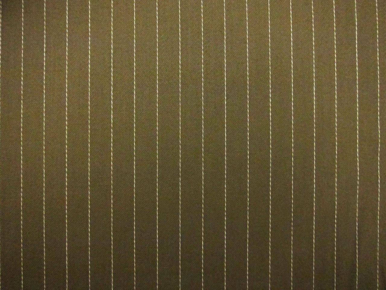 Wool Blend Satin Faille Pinstripe0