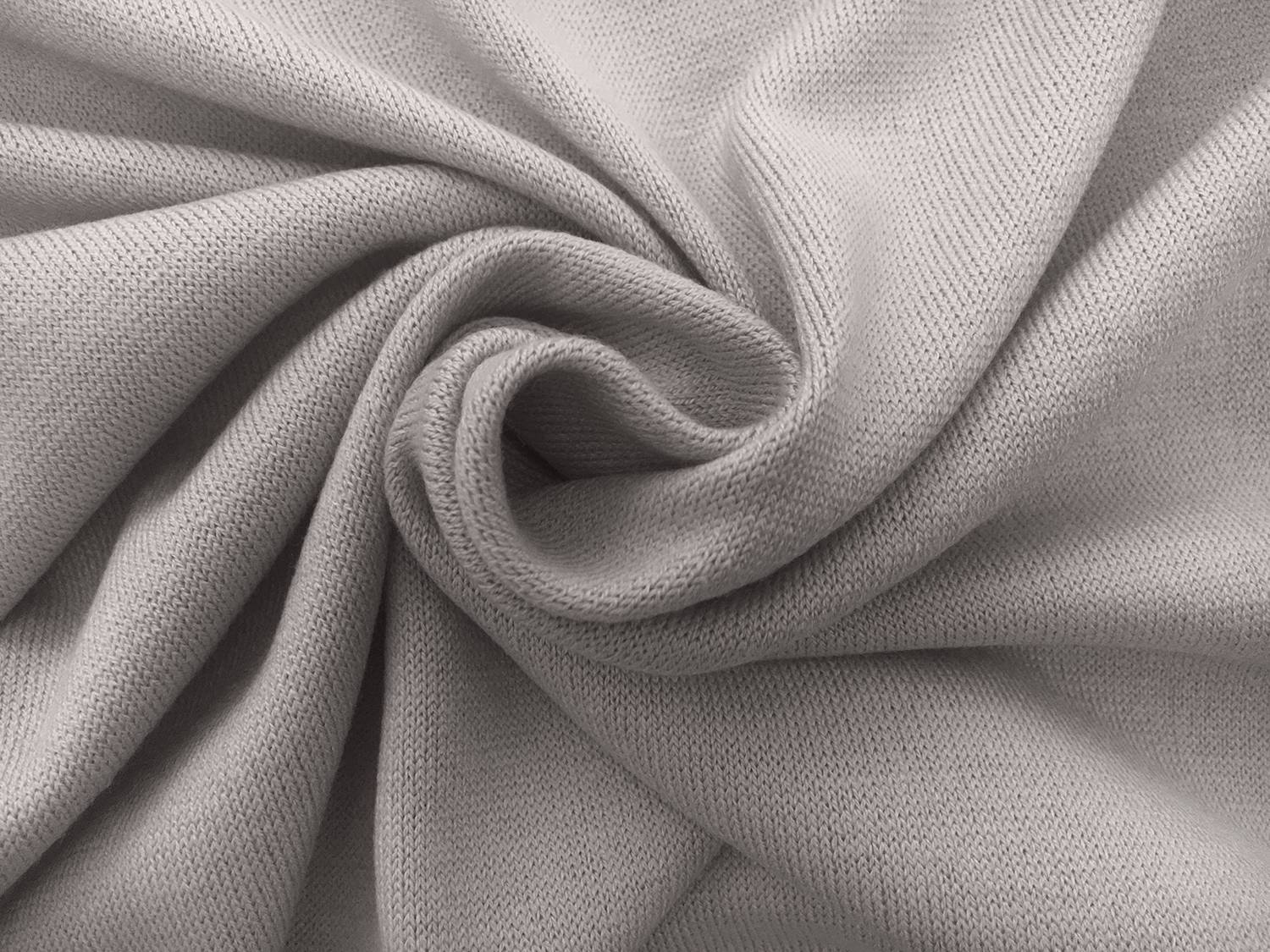Poly Viscose Blend Knit in Silver1
