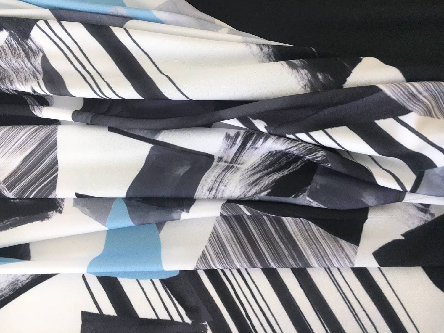Poly Spandex Jersey Abstract Print 1