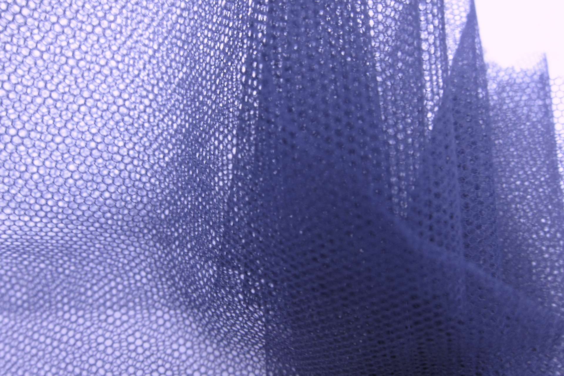 Italian Nylon Tulle in Indigo1