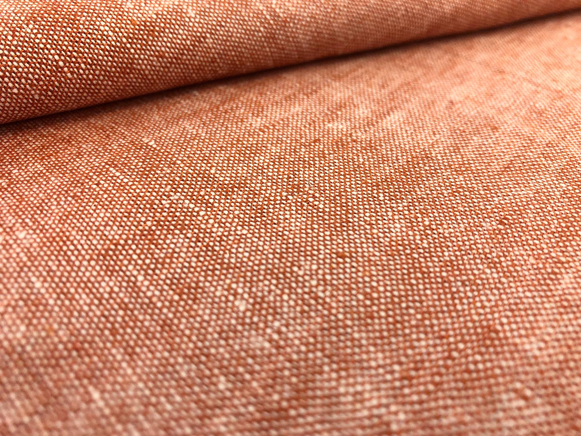 Washed Lightweight Linen Rayon Blend in Redrock0