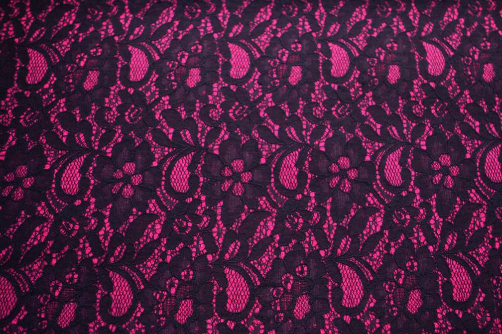 Fused Lace on Boiled Wool Blend0