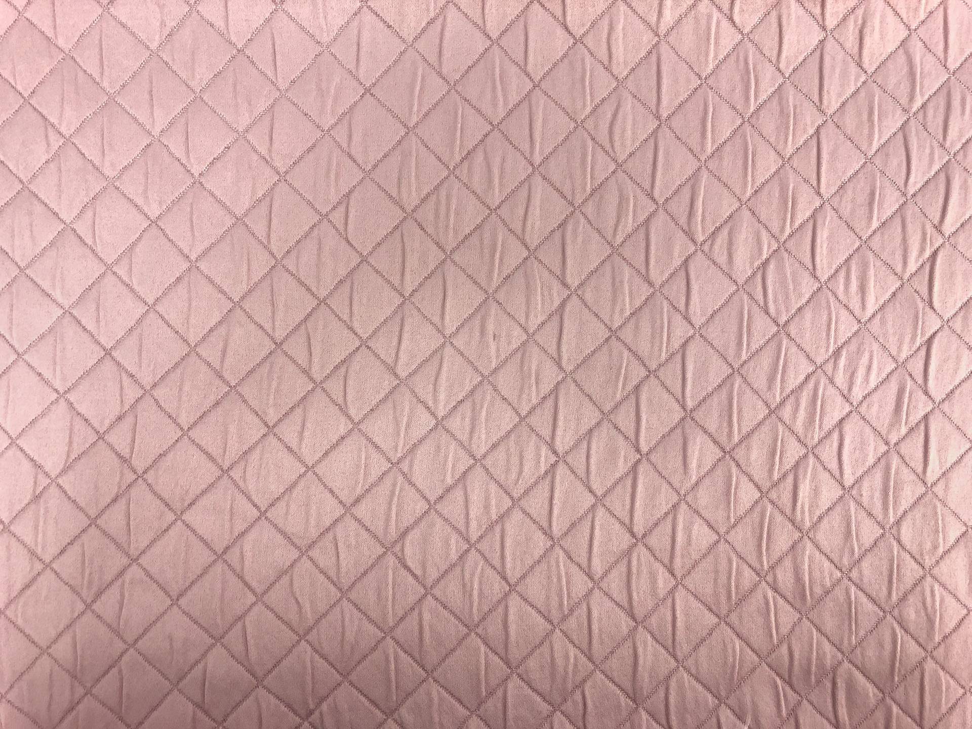 Diamond Quilted Woven Polyester in Blush0