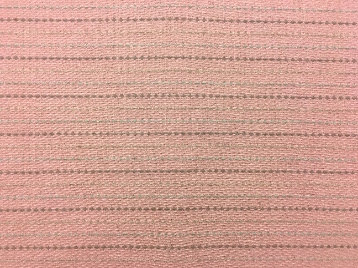 Japanese Cotton Woven Stripe Novelty in Salmon Pink0