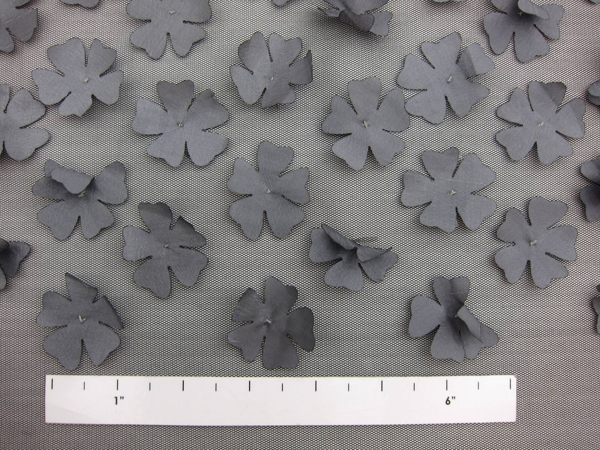 Flowers Appliqué on Tulle1