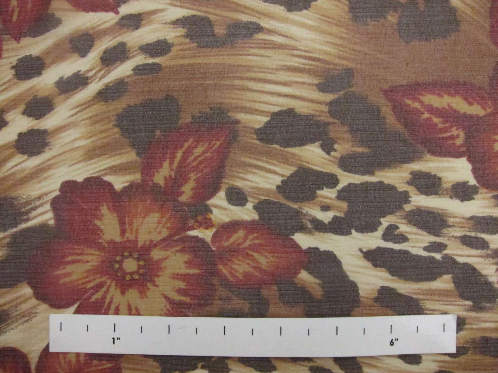 Printed and Painted Silk Crinkle Chiffon