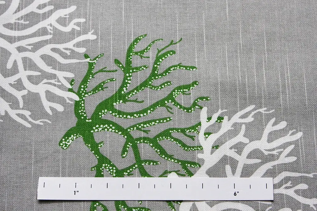 Cotton Canvas Corals Print1