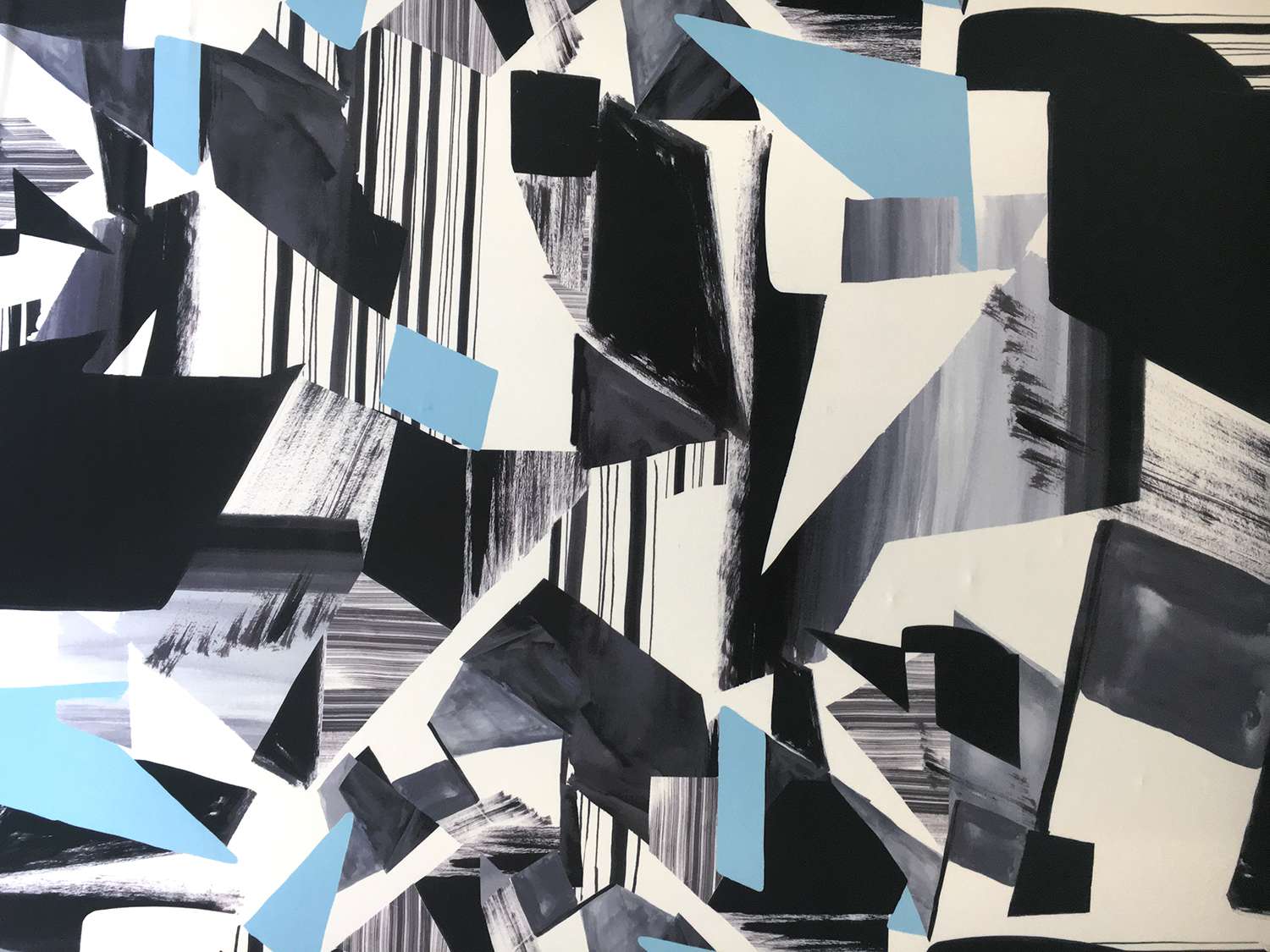 Poly Spandex Jersey Abstract Print 0