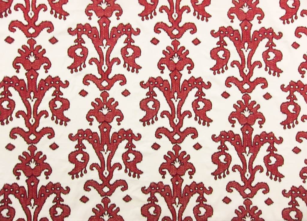 Embroidered Cotton Upholstery 0