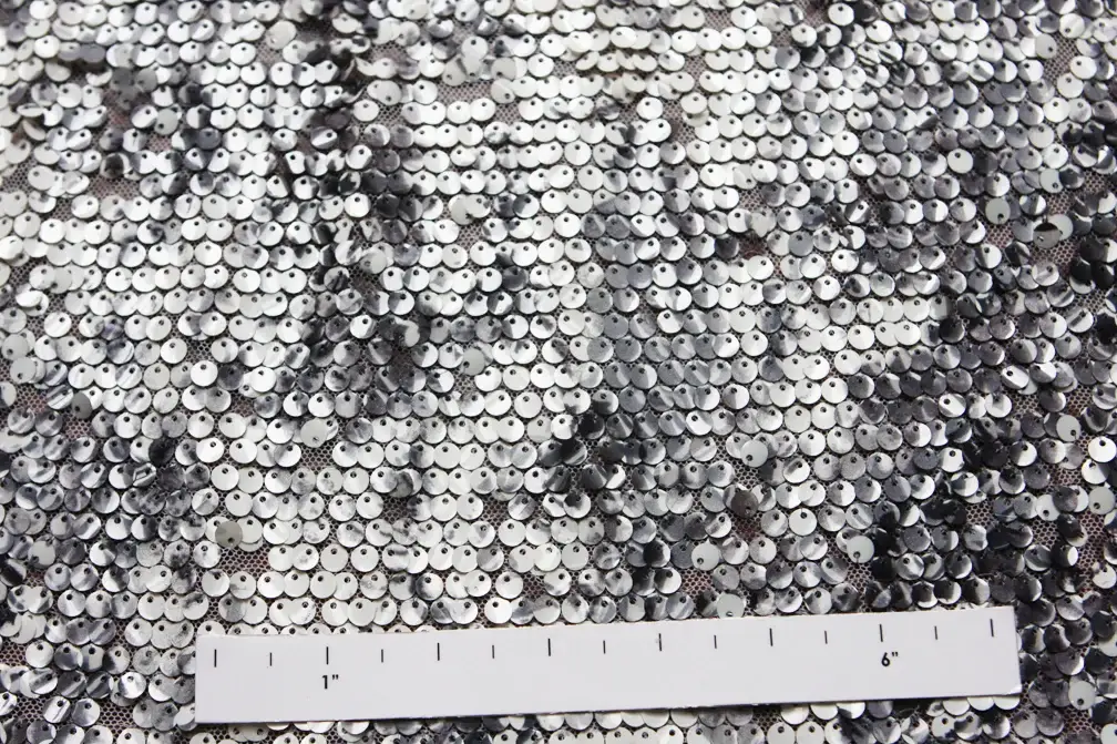 Novelty Printed Sequins on Tulle1