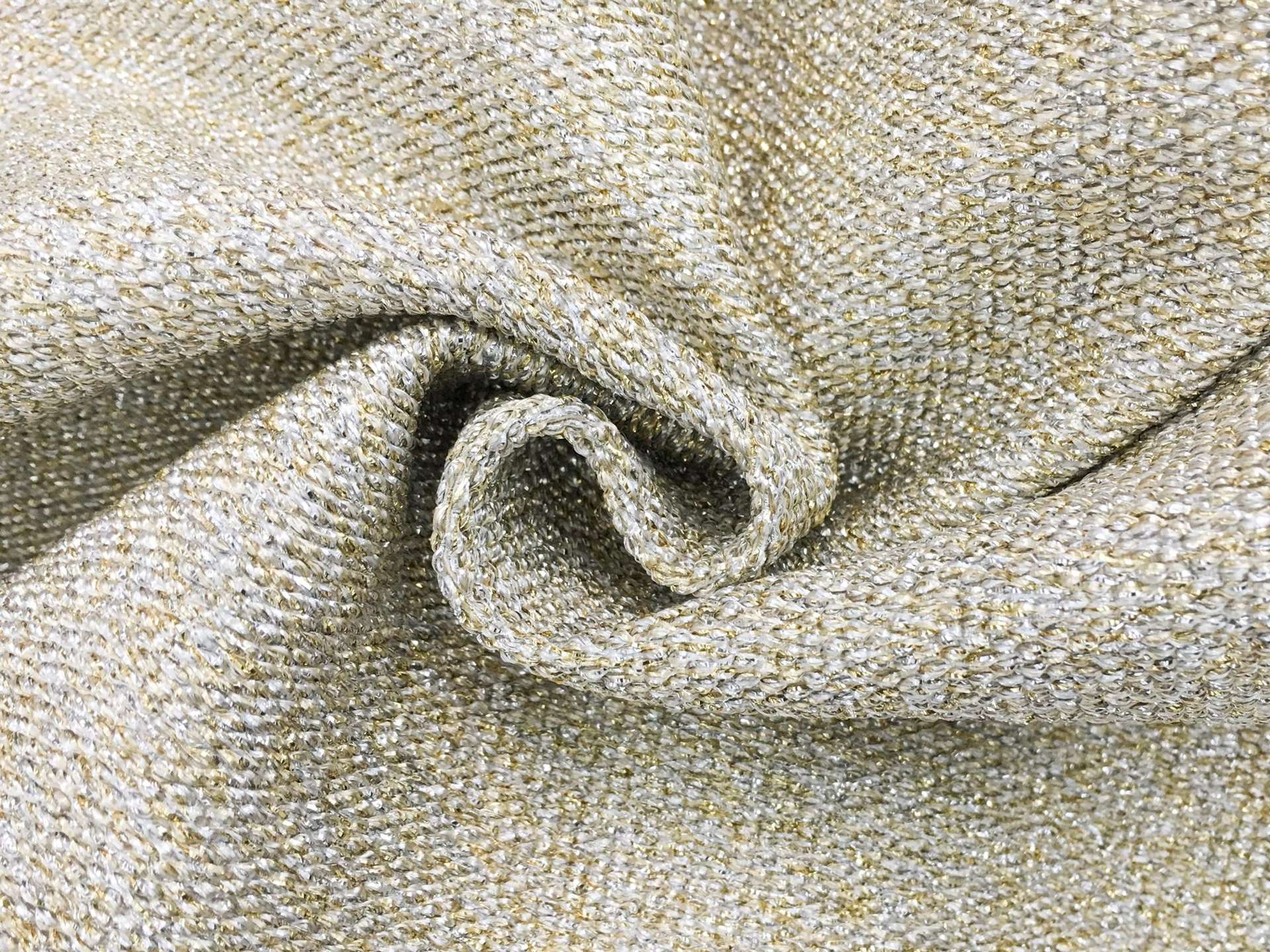 Gold and Silver Metallic Crepe0