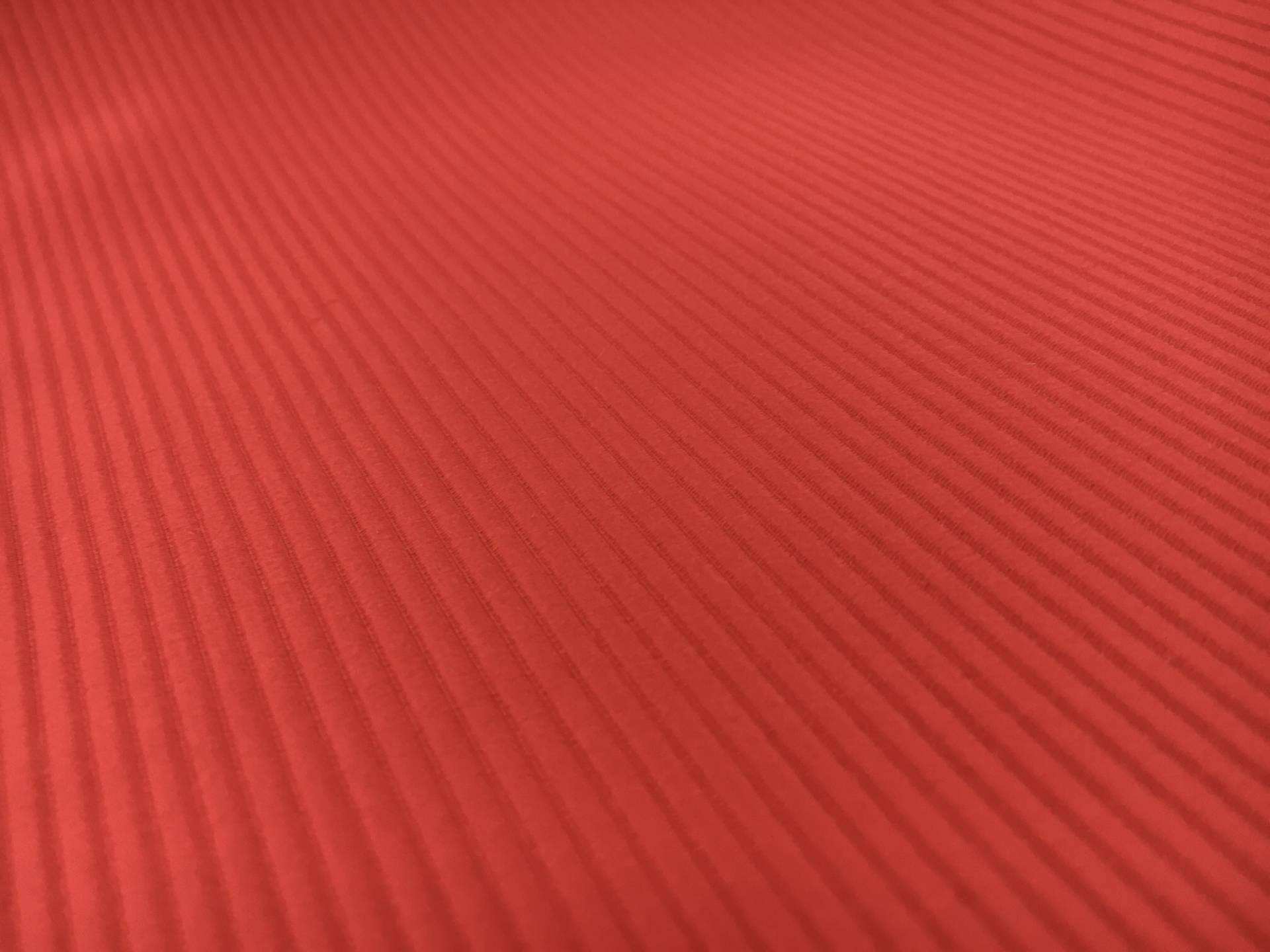 Italian Cotton and Acetate Ottoman in Rosso2