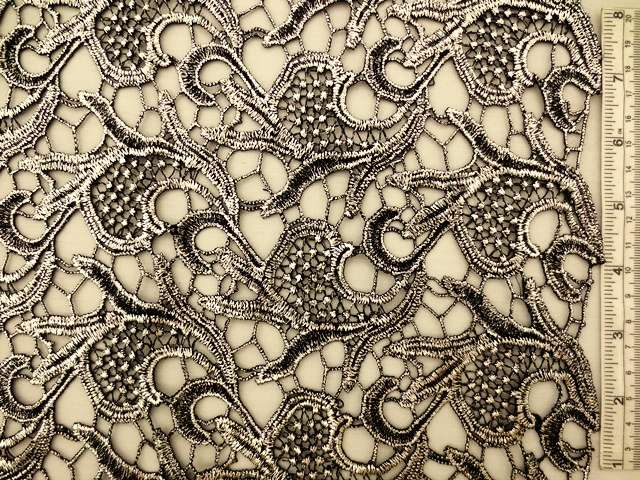 Metallic Guipure Lace0