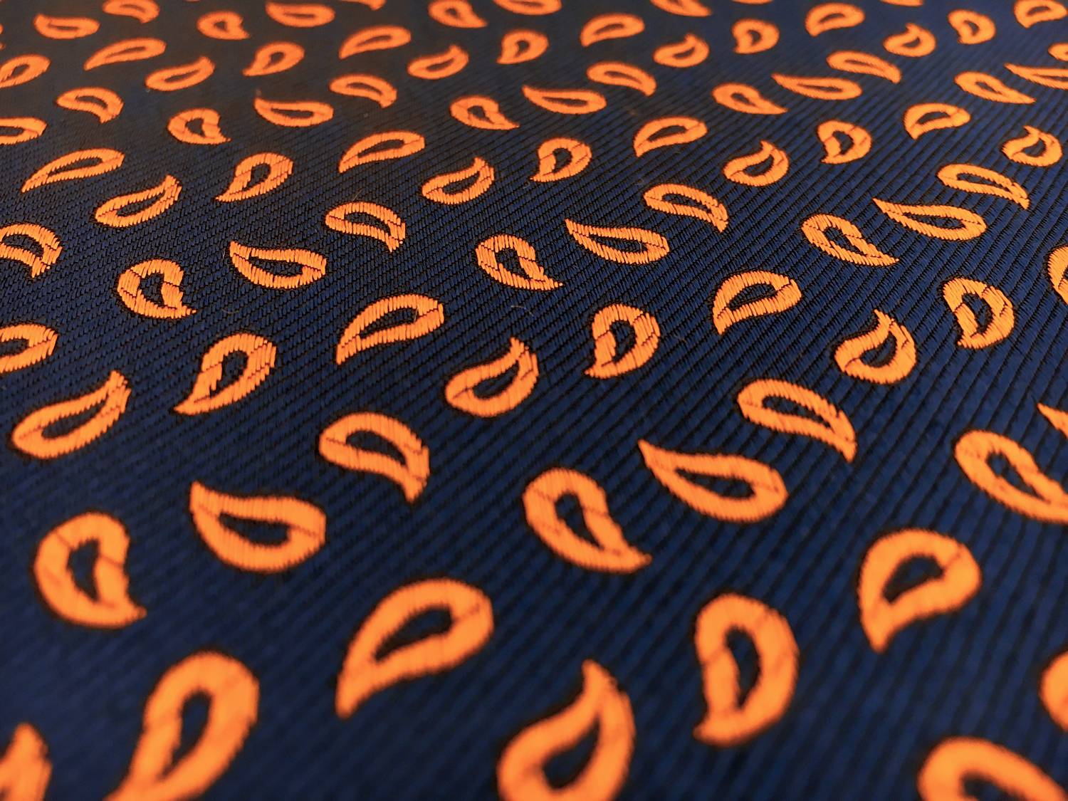 Silk Jacquard with Small Teardrop Shapes0
