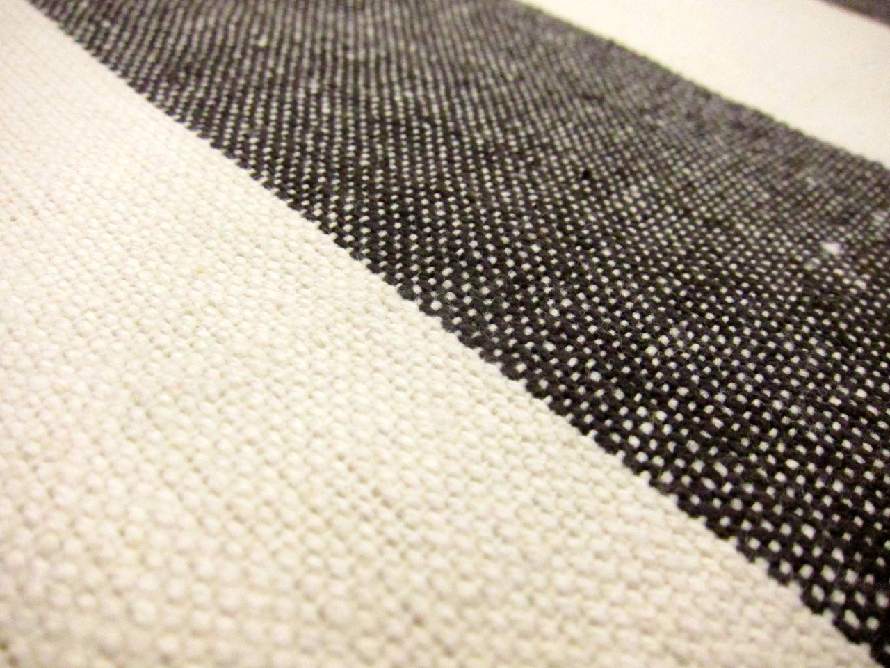 Cotton Upholstery 3" Stripe in Chocolate And Ivory2