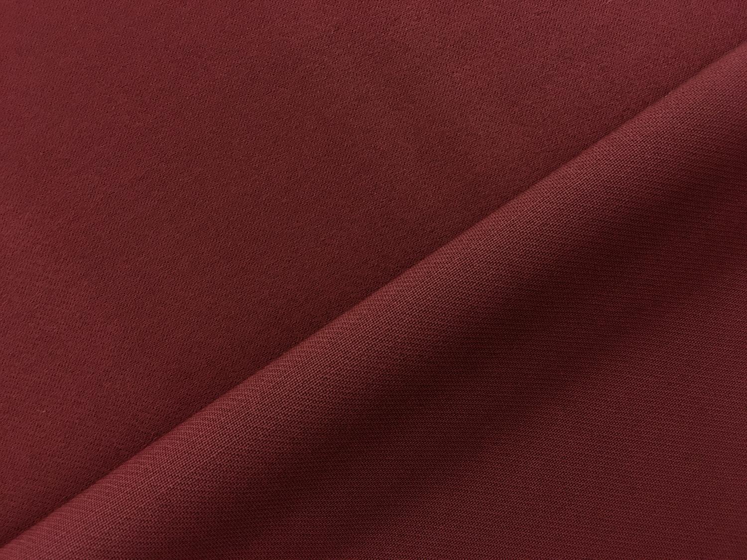 Italian Wool Satin Faille in Burgundy0