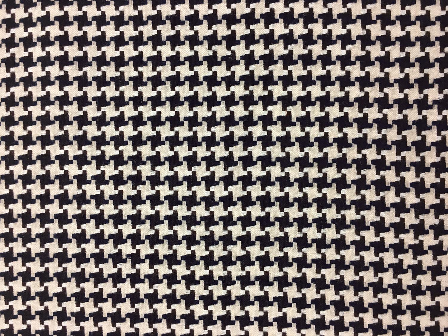 Italian Virgin Wool Novelty Houndstooth