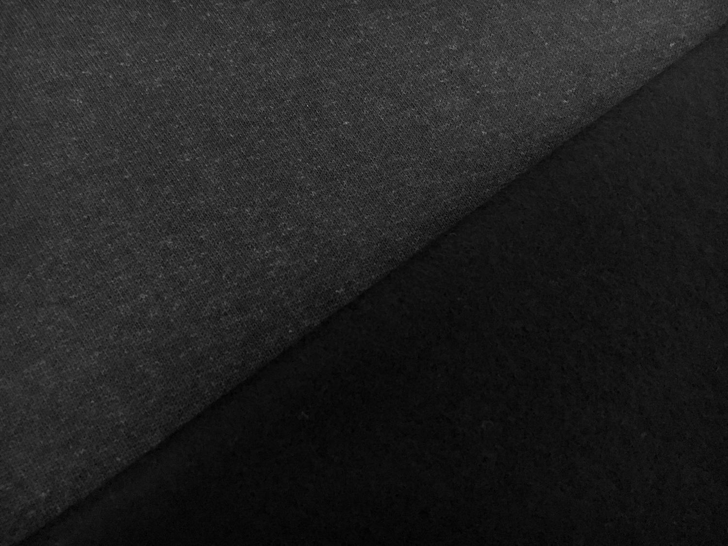 Hemp Organic Cotton Bamboo Sweatshirt Fleece in Black0