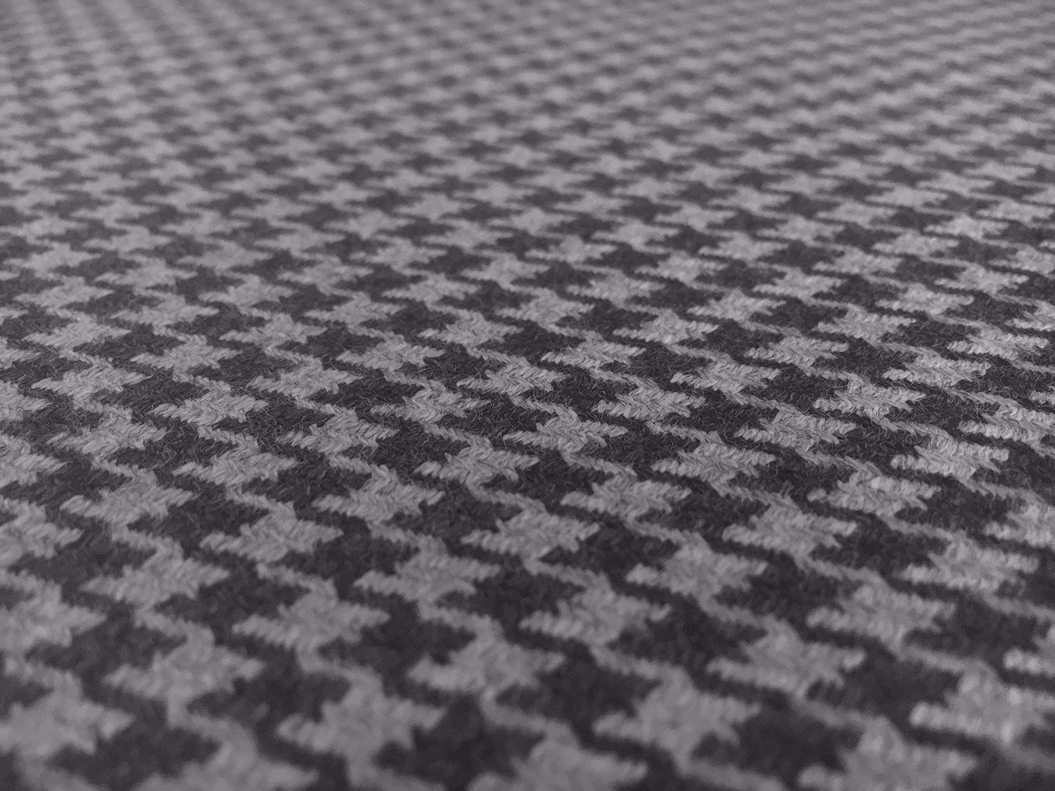 Italian Wool Houndstooth in Greys2