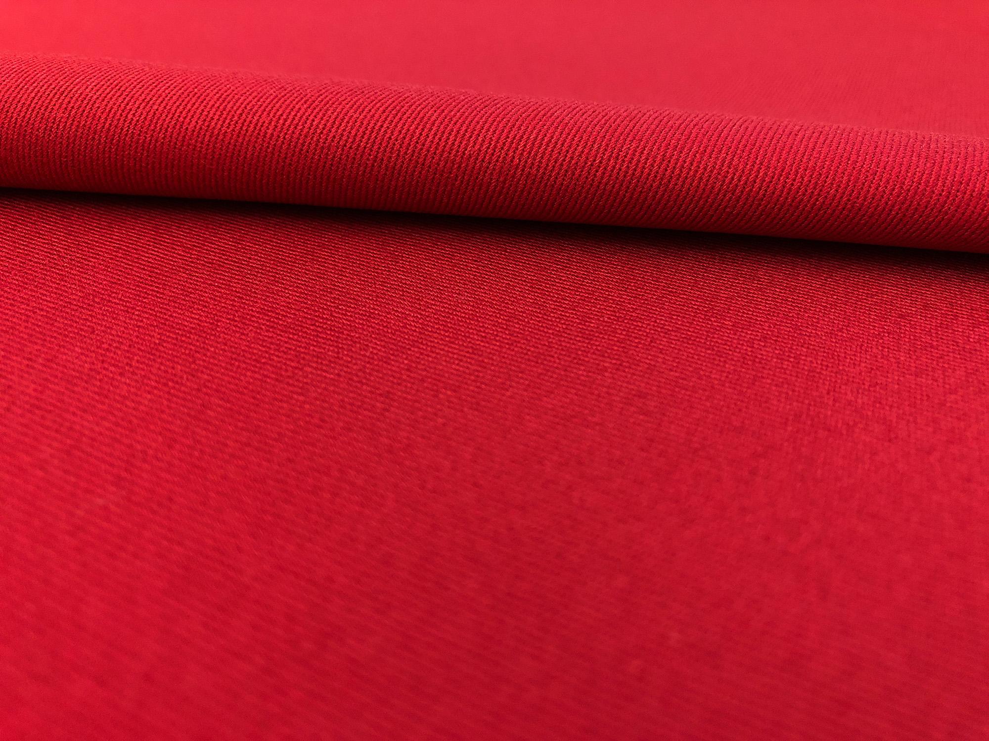 Cotton Chino Twill in Tommy Red 0