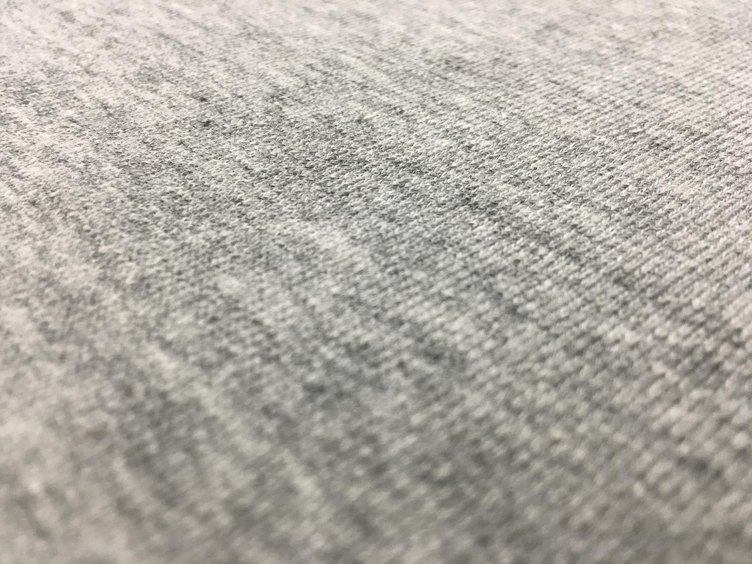 Japanese Cotton French Terry in Heather Grey3