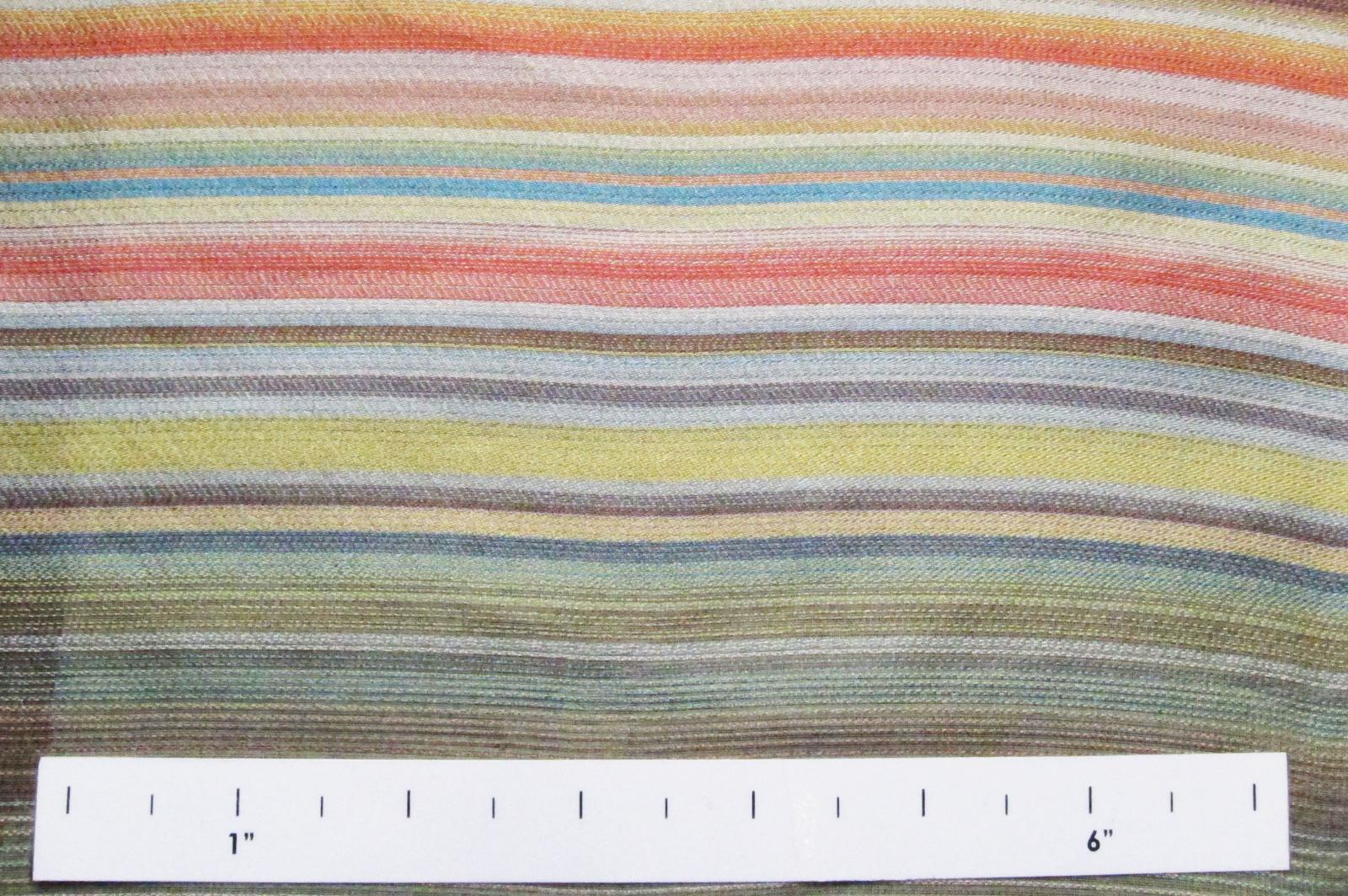 Silk Blend Organza Woven Stripe1