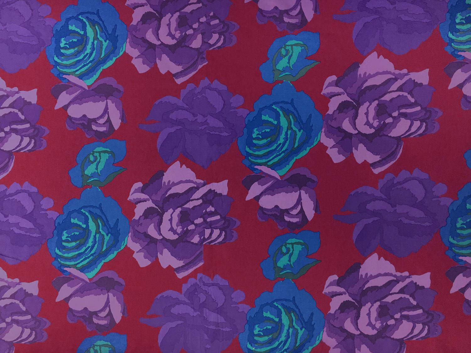 Cotton Broadcloth Print With Large Floral Pattern0