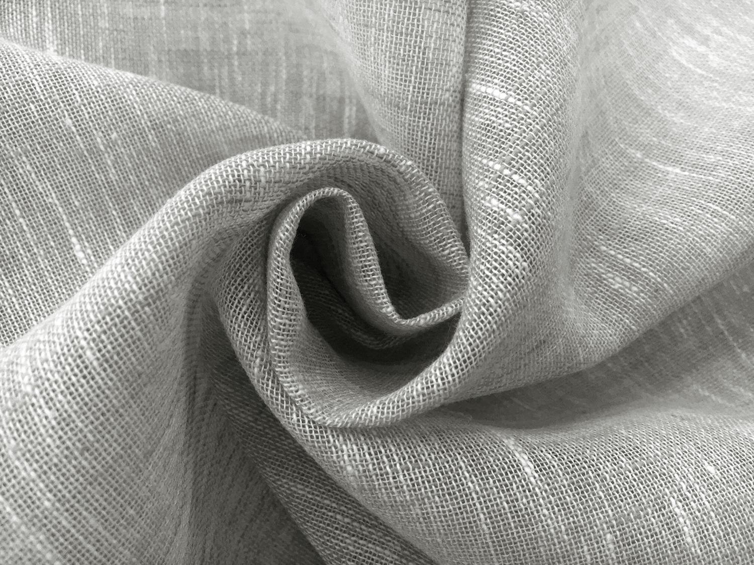 Extra Wide Poly Cotton Sheer Mesh in Grey1